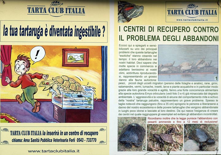 Cartellone informativo del Tartaclubitalia