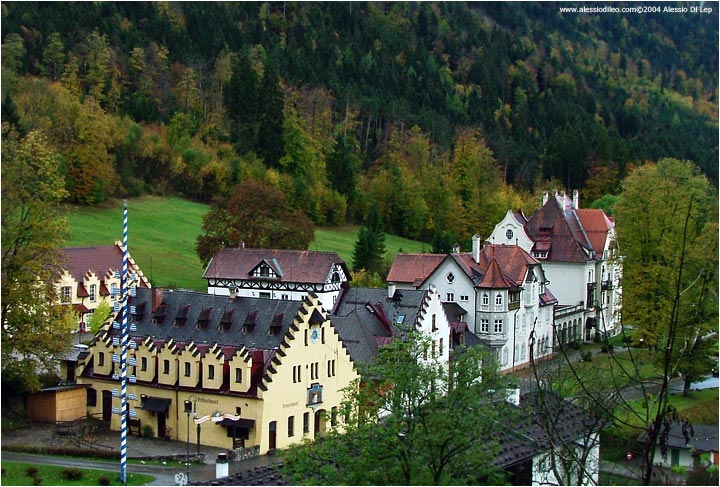 La cittadina di Schwangau